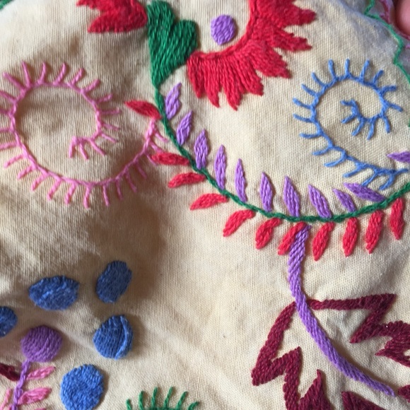 Vintage Embroidered Apron ✨💓✨ with pocket - Picture 7 of 7